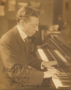 Homer Grunn am Klavier