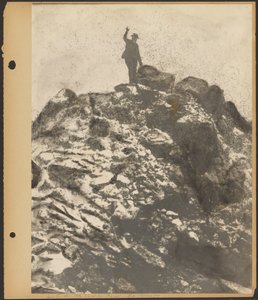 L. F. auf dem Gipfel des Mount Shasta [Louis Fleckenstein] von Louis Fleckenstein