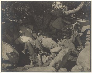 Mittagssiesta auf dem San Jacinto Peak von Louis Fleckenstein