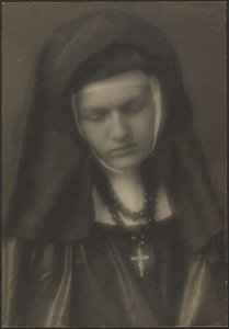 Porträt einer Nonne von Louis Fleckenstein