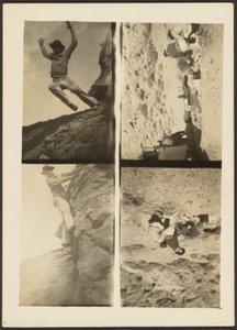 [Vierfachrahmen - Bergsteigerszenen] von Louis Fleckenstein
