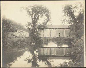 Die alte überdachte Brücke von Louis Fleckenstein