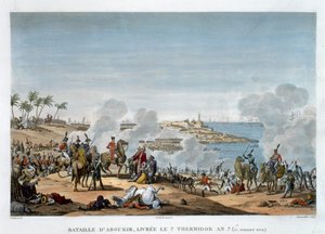 Die Schlacht von Aboukir, 7 Thermidor, Jahr 7, 25. Juli 1799