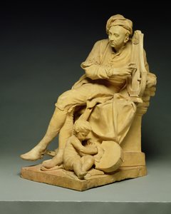 Georg Friedrich Händel (1685-1759) Modell für eine Marmorstatue, jetzt im Victoria und Albert Museum, 1738