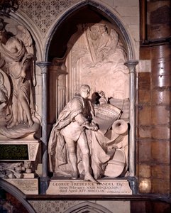 George Frederic Handel Denkmal, Westminster Abbey von Louis Francois Roubilliac
