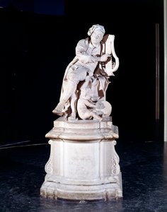 Statue von George Frederic Handel von Roubiliac von Louis Francois Roubilliac