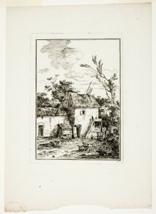 Vertikale Landschaft von Louis Gabriel Moreau