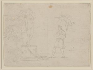 Studie für Pygmalion und Galatea, ca. 1797 von Louis Gauffier