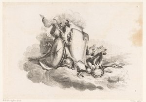 Kartusche mit Waffen von Louis Germain