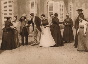 Versammlung von Menschen im Freien