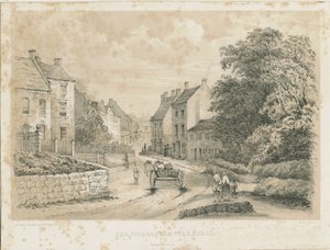 Eccleshall Village von Louis Haghe