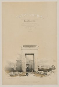 Ägypten und Nubien: Frontispiz Band V, 1849 von Louis Haghe