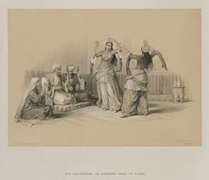 Ägypten und Nubien, Band III: Tanzende Mädchen in Kairo, 1849