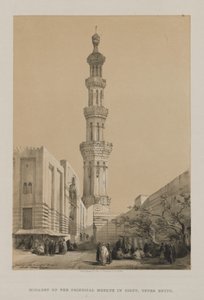 Ägypten und Nubien, Band III: Minarett der Hauptmoschee Siout, Oberägypten