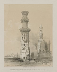 Ägypten und Nubien, Band III: Ruinierte Moscheen in der Wüste, westlich der Zitadelle