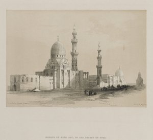 Ägypten und Nubien, Band III: Gräber der Kalifen, Kairo. Moschee von Ayed Bey von Louis Haghe