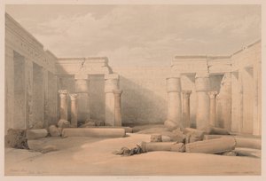 Ägypten und Nubien: Band II - Nr. 18, Medinet Abou, Theben von Louis Haghe