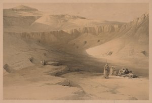 Ägypten und Nubien: Band II - Nr. 34, Eingang zu den Gräbern der Könige von Theben, 1838