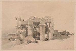Ägypten und Nubien: Band II - Nr. 42, Ruinen von Kom Ombo von Louis Haghe
