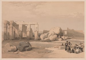 Ägypten und Nubien: Band II - Nr. 4, Fragmente der großen Kolosse im Memnonium