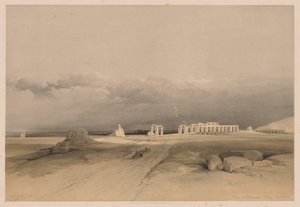 Ägypten und Nubien: Band II - Nr. 8, Ruinen des Memnoniums, Theben