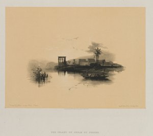 Ägypten und Nubien, Band II: Insel Philae, am Nil, Nubien, 1847 von Louis Haghe