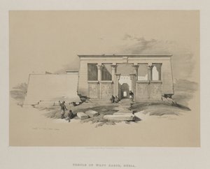 Ägypten und Nubien, Band II: Tempel in Wady Dabod, Nubien, 1848