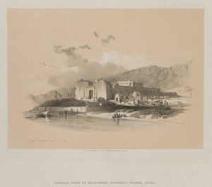 Ägypten und Nubien, Band II: Tempel von Kababshe, Nubien, 1848 von Louis Haghe