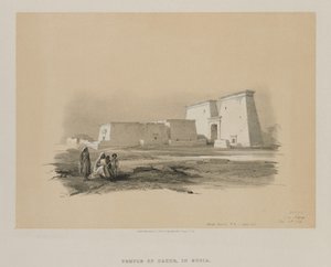 Ägypten und Nubien, Band I: Dakke, in Nubien, 1846 von Louis Haghe