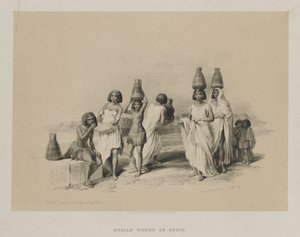 Ägypten und Nubien, Band I: Nubische Frauen in Kortie, am Nil