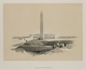 Ägypten und Nubien, Band I: Obelisk in Alexandria, allgemein als Kleopatras Nadel bekannt