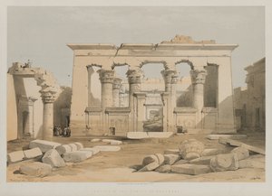 Ägypten und Nubien, Band I: Portikus des Tempels von Kalabshe