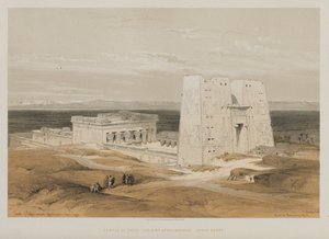 Ägypten und Nubien, Band I: Tempel in Edfou, Antikes Apollinopolis, Oberägypten, 1847