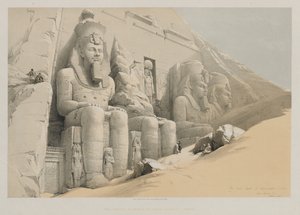 Ägypten und Nubien, Band I: Der Große Tempel von Abu Simbel, Nubien von Louis Haghe