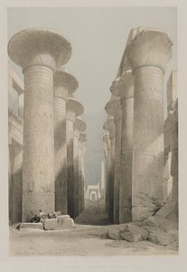 Ägypten und Nubien, Band I: Theben, Große Halle in Karnak