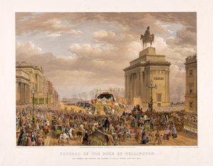 Beerdigung des Herzogs von Wellington, 18. November 1852 von Louis Haghe