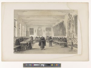 Refektorium des Kapuzinerklosters in Brügge von Louis Haghe