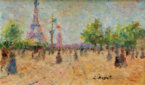 Paris, der Eiffelturm von Louis Hayet
