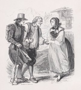 Der Reisende aus Die vollständigen Werke von Béranger, 1836 von Louis Henri Brevière, Cesar Auguste Hebert