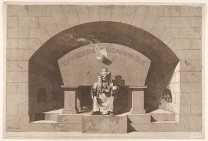 Grab mit dem Tod als Sphinx thronend, ca. 1779-84