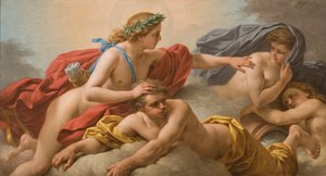 Die Sonne vertreibt die Winde und Stürme