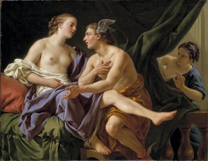Merkur, Herse und Aglaurus von Louis Jean François Lagrenée