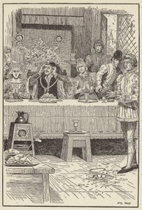 Ein Pfeil kam durch das offene Fenster geflogen von Louis John Rhead