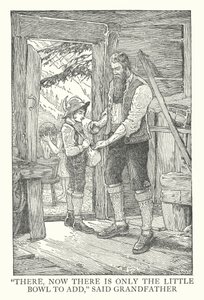 Illustration für Heidi von Johanna Spyri von Louis John Rhead