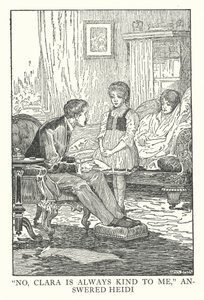 Illustration für Heidi von Johanna Spyri von Louis John Rhead