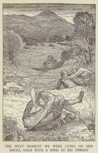 Illustration für Entführt von Robert Louis Stevenson von Louis John Rhead