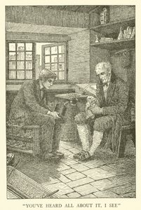 Illustration für Tom Browns Schulzeit (Gravur) von Louis John Rhead