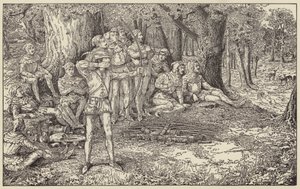 Denke daran, Prahler, dein Kopf ist gewettet von Louis John Rhead