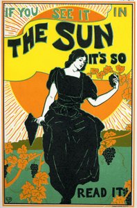 The Sun, Zeitung, USA von Louis John Rhead