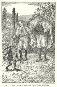 Der kleine schwarze Zwerg ging umher von Louis John Rhead